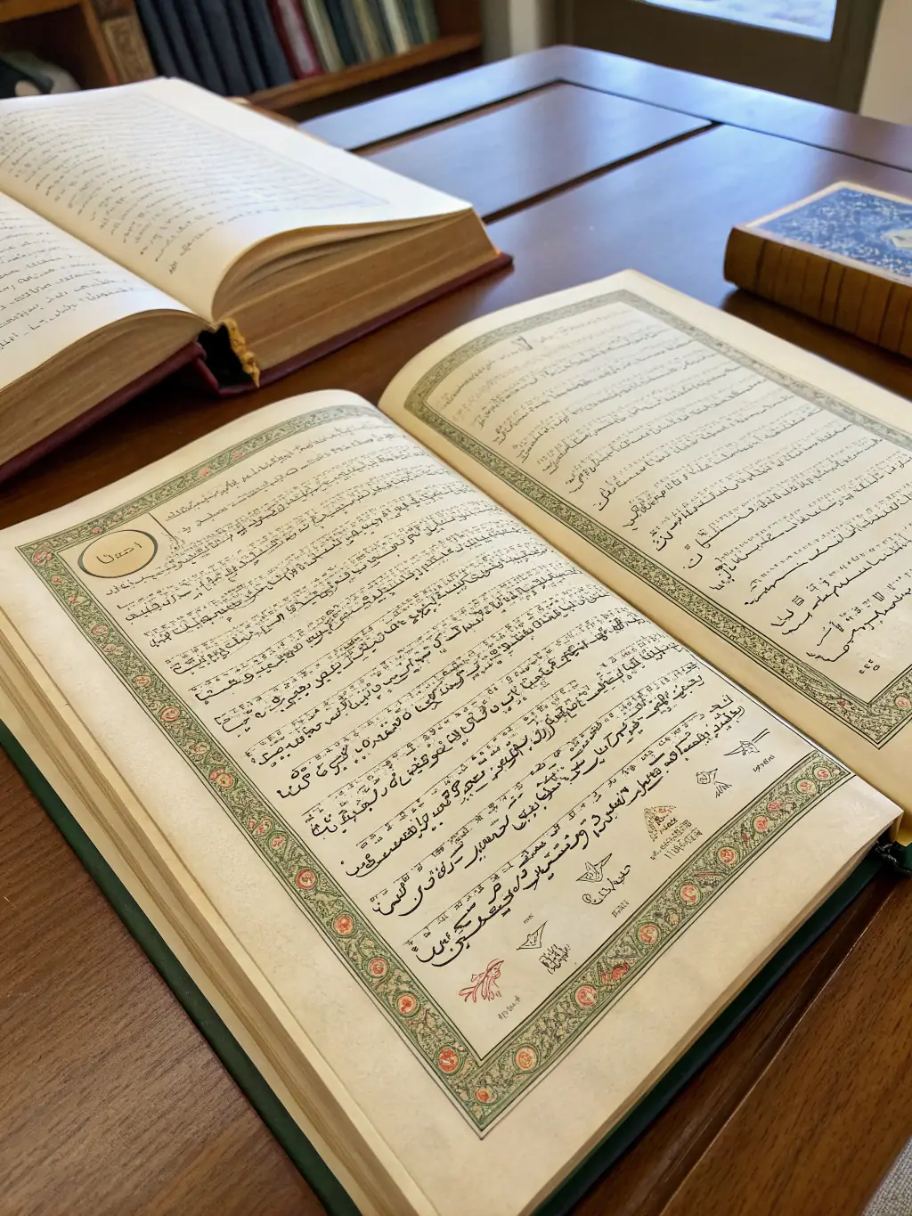 A close-up shot of a newly published historical document or book supported by SDHA, showcasing the organization's publishing efforts.